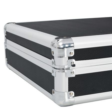 Gun Case Black 134x35x12 cm Aluminium