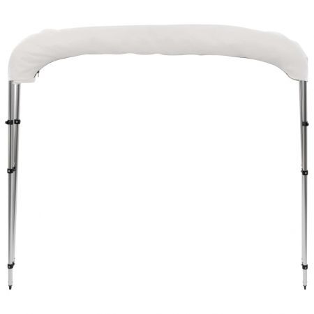 3 Bow Bimini Top White 183x160x140 cm