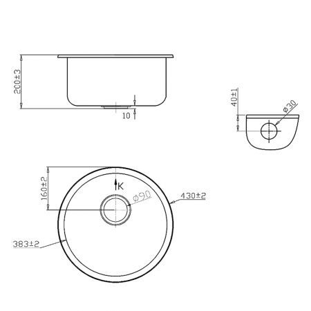 Cefito Kitchen Sink Granite Stone Laundry Top or Undermount Double White 440x190mm