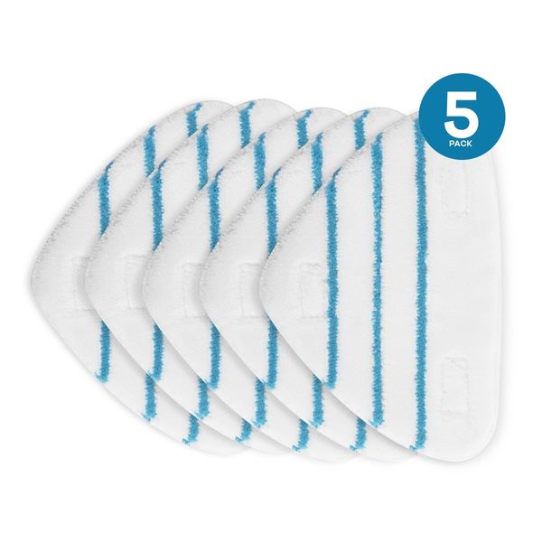 Maxkon 5 Pack Replacement Washable Microfiber Steam Mop Pads for 13-in-1 Steam Mop