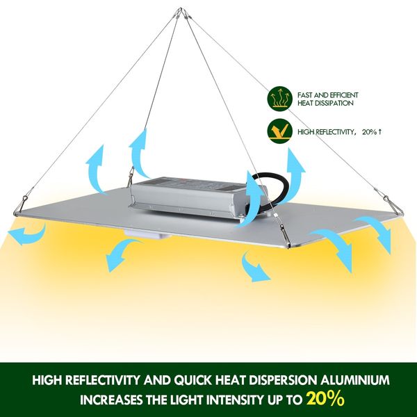 2000W Full Spectrum LED Plant Grow Light Samsung LM301B Growing Lamp