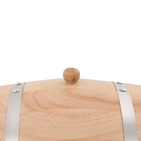 Wine Barrel with Tap Solid Pinewood 12 L