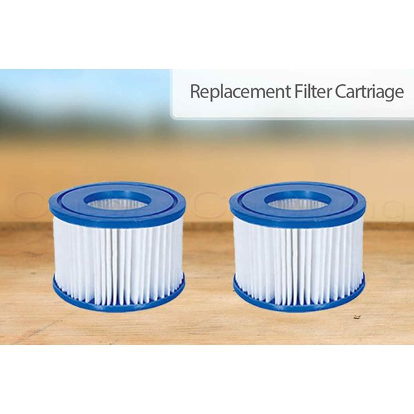 6 Pack Bestway Lay-Z Spa Filter Pump Replacement Cartridge Type VI 58323