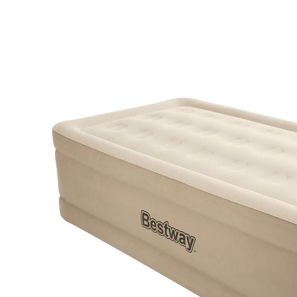 Bestway Fortech Airbed Twin Built-in AC pump Inflatable Indoor