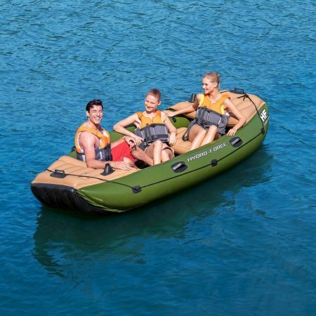 Bestway Inflatable Raft Neva III Inflatable Kayak Fishing Boat 3.16m x 1.24m