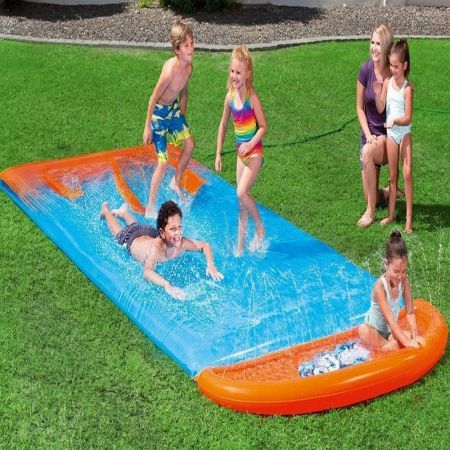 Bestway H2O GO Blobzter Inflatable Water Slide Splash Pad Sprinkler Outdoor Toy