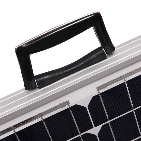 12V 120W Solar Panel Kit with Support Leg Mono Power Camping Charge USB