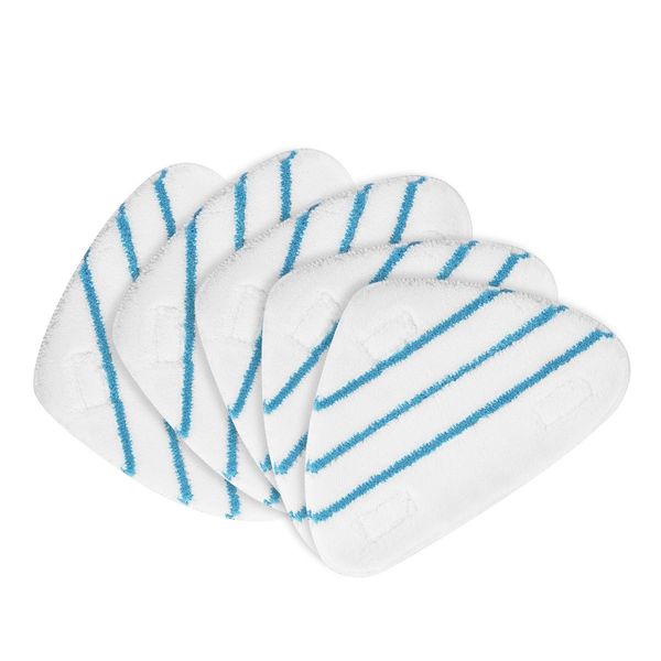 Maxkon 5 Pack Replacement Washable Microfiber Steam Mop Pads for 13-in-1 Steam Mop