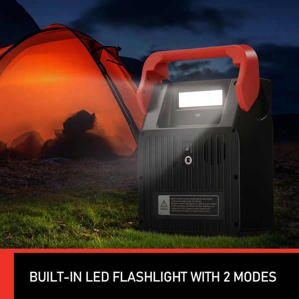 Portable 88500mAh 328WH Power Station 150W Solar Generator Battery Backup