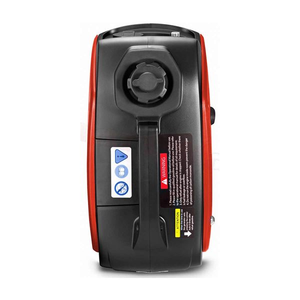 GenTrax Inverter Generator - 800W Max, 700W Rated, 100% Pure Sine Wave, Petrol, Portable for Camping Home - Red