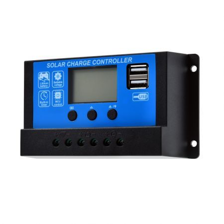 12V/24V Solar Panel Battery Regulator Charge Controller 20A PWM LCD USB