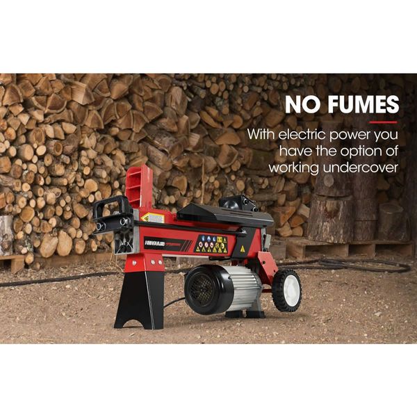 BAUMR-AG 6 Ton Log Splitter Electric Wood Hydraulic Firewood 6T Small Machine