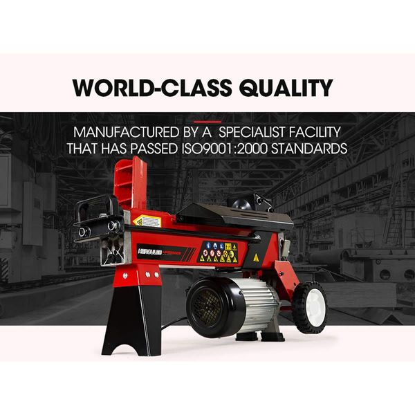 BAUMR-AG 6 Ton Log Splitter Electric Wood Hydraulic Firewood 6T Small Machine