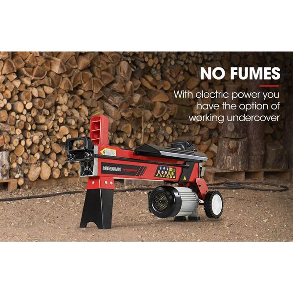 BAUMR-AG 9 Ton Log Splitter Electric Wood Hydraulic Firewood 9T Small Machine