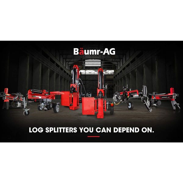 BAUMR-AG 9 Ton Log Splitter Electric Wood Hydraulic Firewood 9T Small Machine