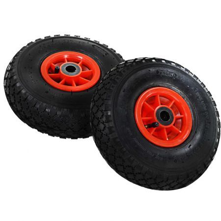 Sack Truck Wheels 4 pcs Rubber 3.00-4