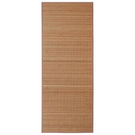 Rug Bamboo 100x160 cm Brown