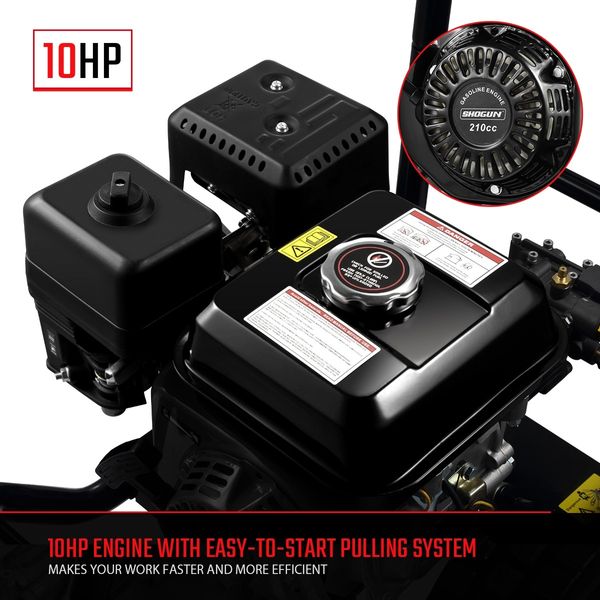 10HP High Pressure Washer Water Cleaner Power Washer with 5 Nozzles 20M Hose 