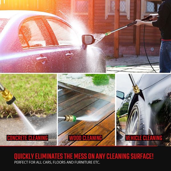 10HP High Pressure Washer Water Cleaner Power Washer with 5 Nozzles 20M Hose 