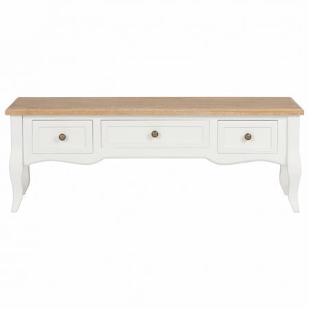 TV Cabinet White 100x35x35 cm Wood