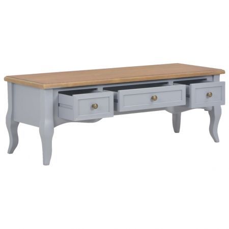 TV Cabinet Grey 100x35x35 cm Wood