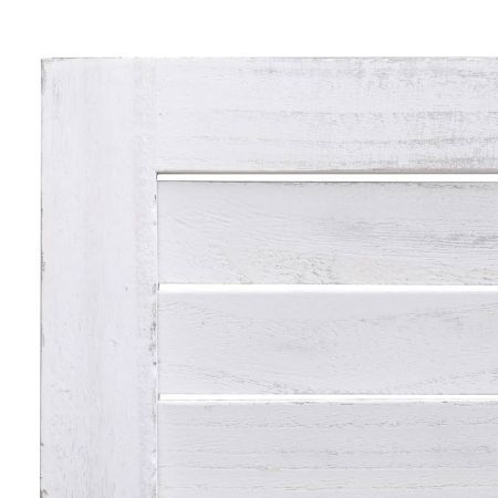 5-Panel Room Divider White 175x165 cm Wood