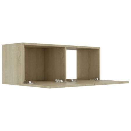 TV Cabinet Sonoma Oak 80x30x30 cm Chipboard