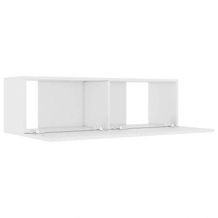 TV Cabinet White 100x30x30 cm Chipboard