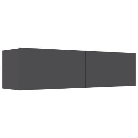TV Cabinet Grey 120x30x30 cm Chipboard