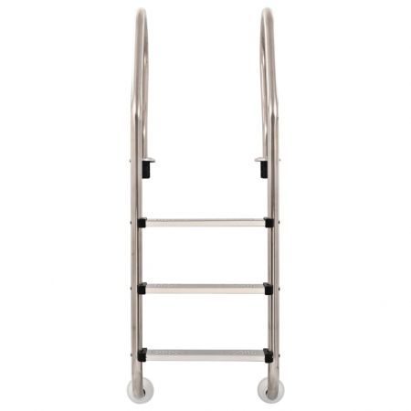 Pool Ladder 3 Steps Stainless Steel 120 cm