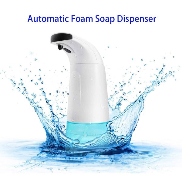 Automatic Foam Soap Dispenser, Touchless Foaming Soap Dispenser, Hands Free with Infrared Motion Sensor, 280ml Liquid, for Kids Adult Kitchen Bathroom