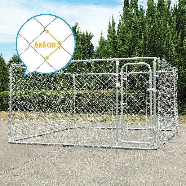 Outdoor Dog Kennel Playpen Rabbit Hutch Chicken Run Coop Cage Pet Enclosure Puppy Fencing Heavy Duty