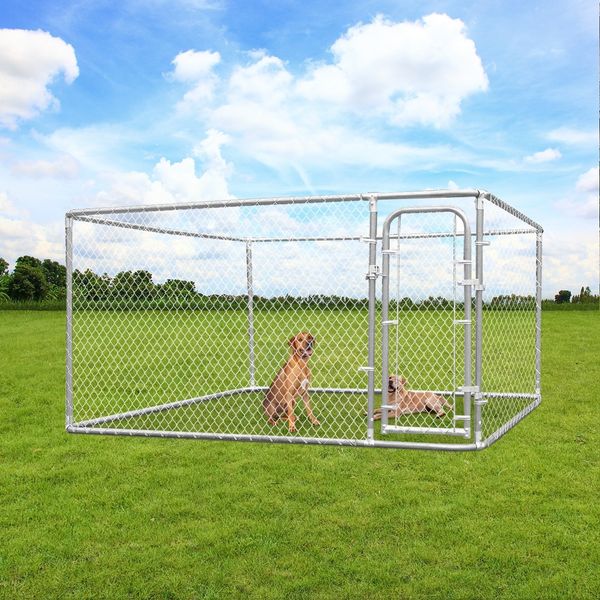 Outdoor Dog Kennel Playpen Rabbit Hutch Chicken Run Coop Cage Pet Enclosure Puppy Fencing Heavy Duty