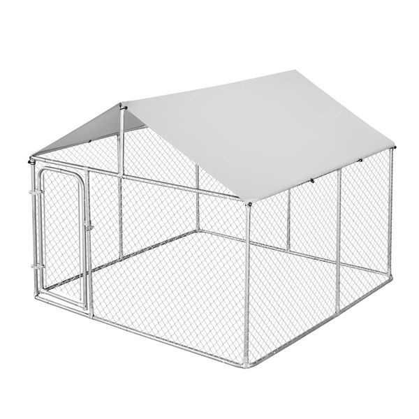 Dog Kennel Pet Chicken Enclosure Rabbit Runs Playpen Animal Outdoor Fence Waterproof Fabric Cover 3x3x2.32m