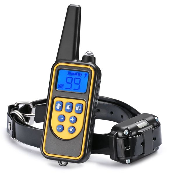 Dog Training Collar Rechargeable Dog Vibration Beep Collar with 800M Remote Control