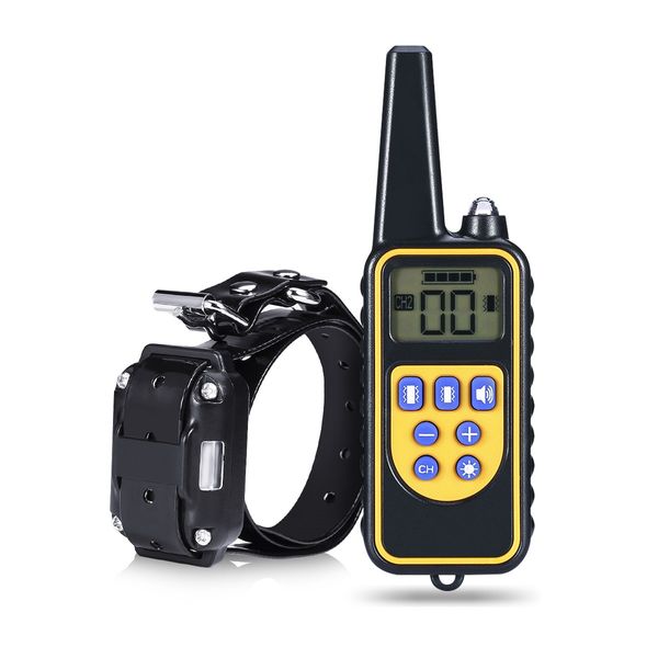 Dog Training Collar Rechargeable Dog Vibration Beep Collar with 800M Remote Control