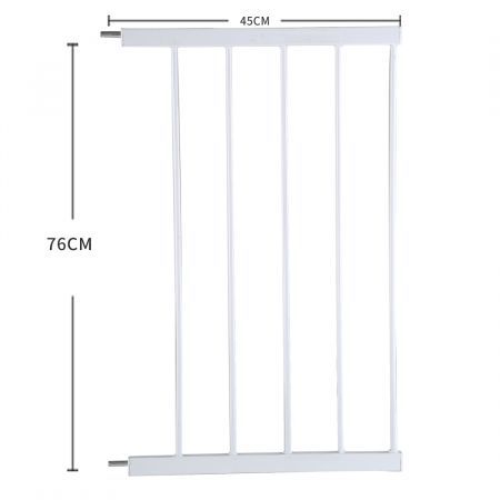 Baby Kids Pet Safety Security Gate Stair Barrier Doors Extension Panels 45cm WH