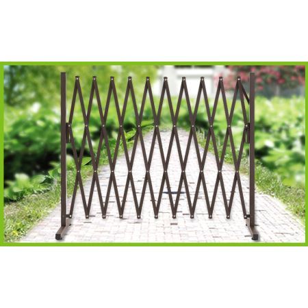 Expandable Metal Steel Safety Gate Trellis Fence Barrier Traffic Indoor Outdoor