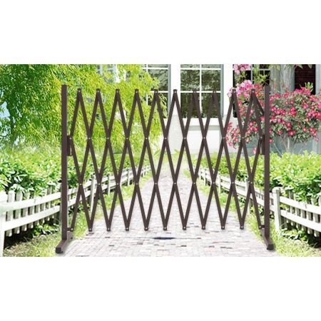 Expandable Metal Steel Safety Gate Trellis Fence Barrier Traffic Indoor Outdoor