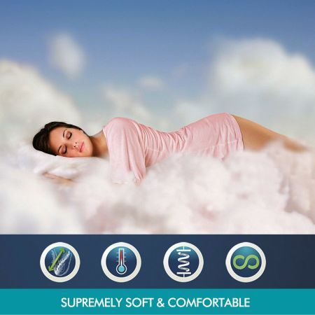 DreamZ 700GSM All Season Goose Down Feather Filling Duvet in Double Size