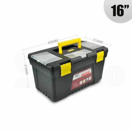 3 Piece Tool Boxes Set Organiser Trays Chest DIY Garage Toolbox Case Storage Bag