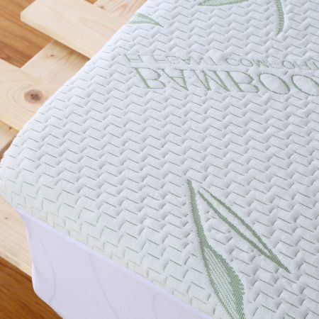 DreamZ Fully Fitted Waterproof Breathable Bamboo Mattress Protector Double Size