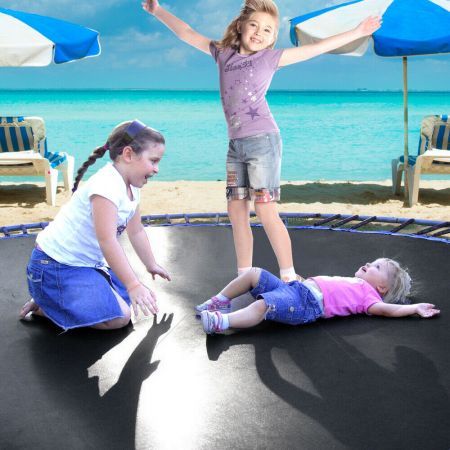 14 FT Kids Trampoline Pad Replacement Mat Reinforced Outdoor Round Spring Cover