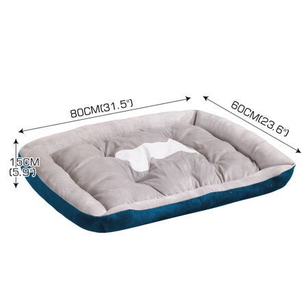 Pet Bed Dog Beds Bedding Mattress L Navy Large