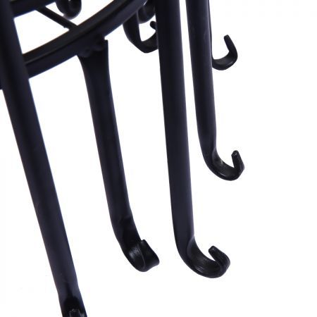 4 x Metal Plant Stand Outdoor Black