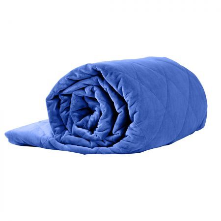 DreamZ 9KG Anti Anxiety Weighted Blanket Gravity Blankets Royal Blue Colour