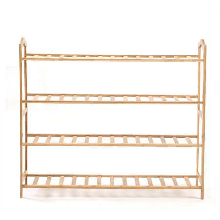 Bamboo Shoe Rack Storage Wooden