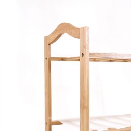 Bamboo Shoe Rack Storage Wooden