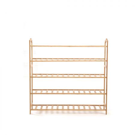 Bamboo Shoe Rack Storage Wooden