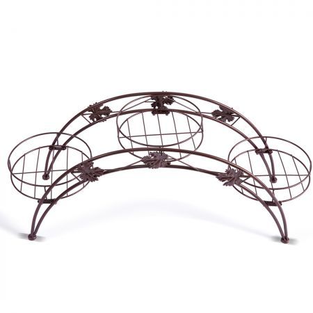 Plant Stand Outdoor Indoor Metal Bronze